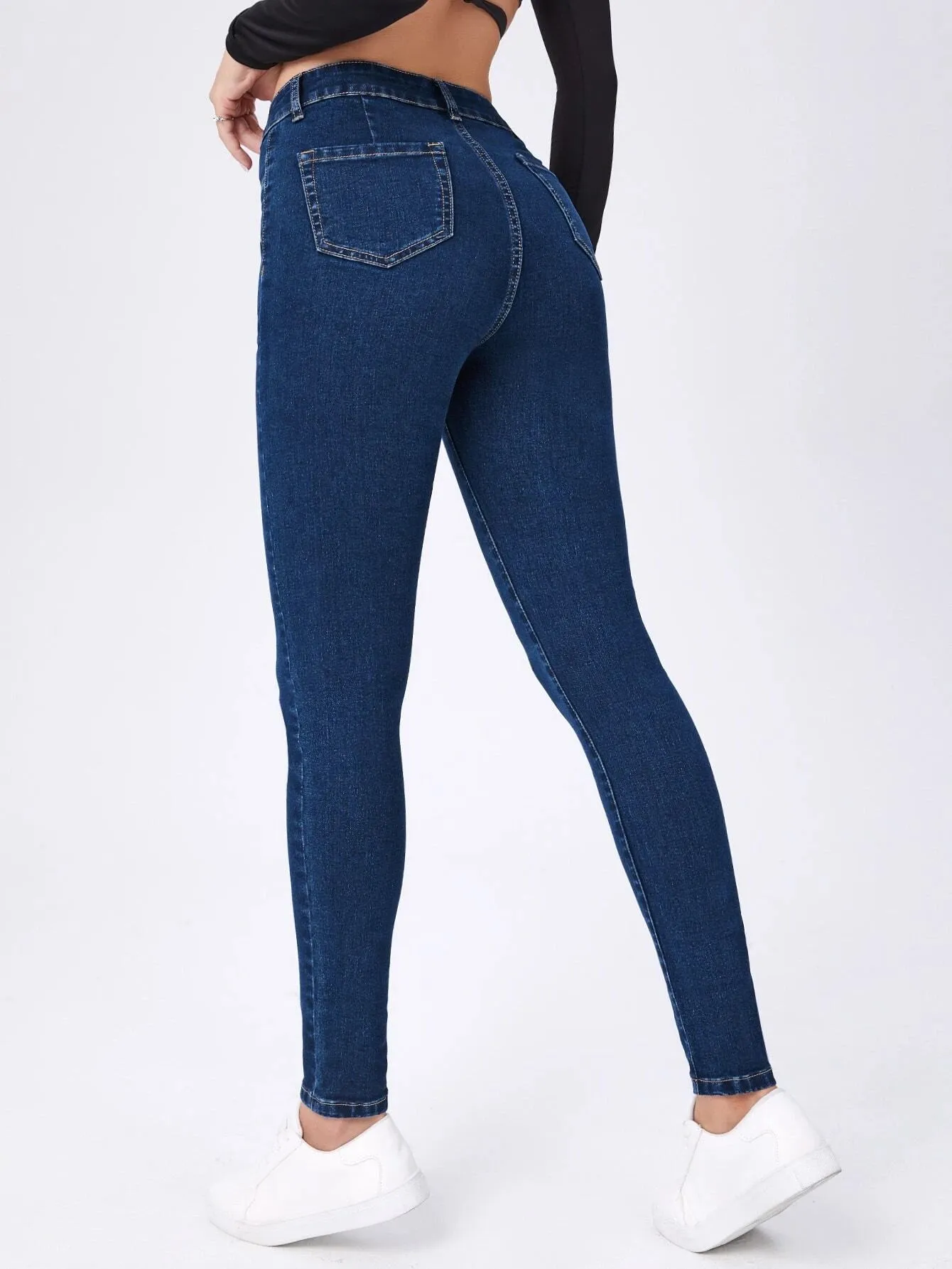 SHEIN High Waist Skinny Jeans