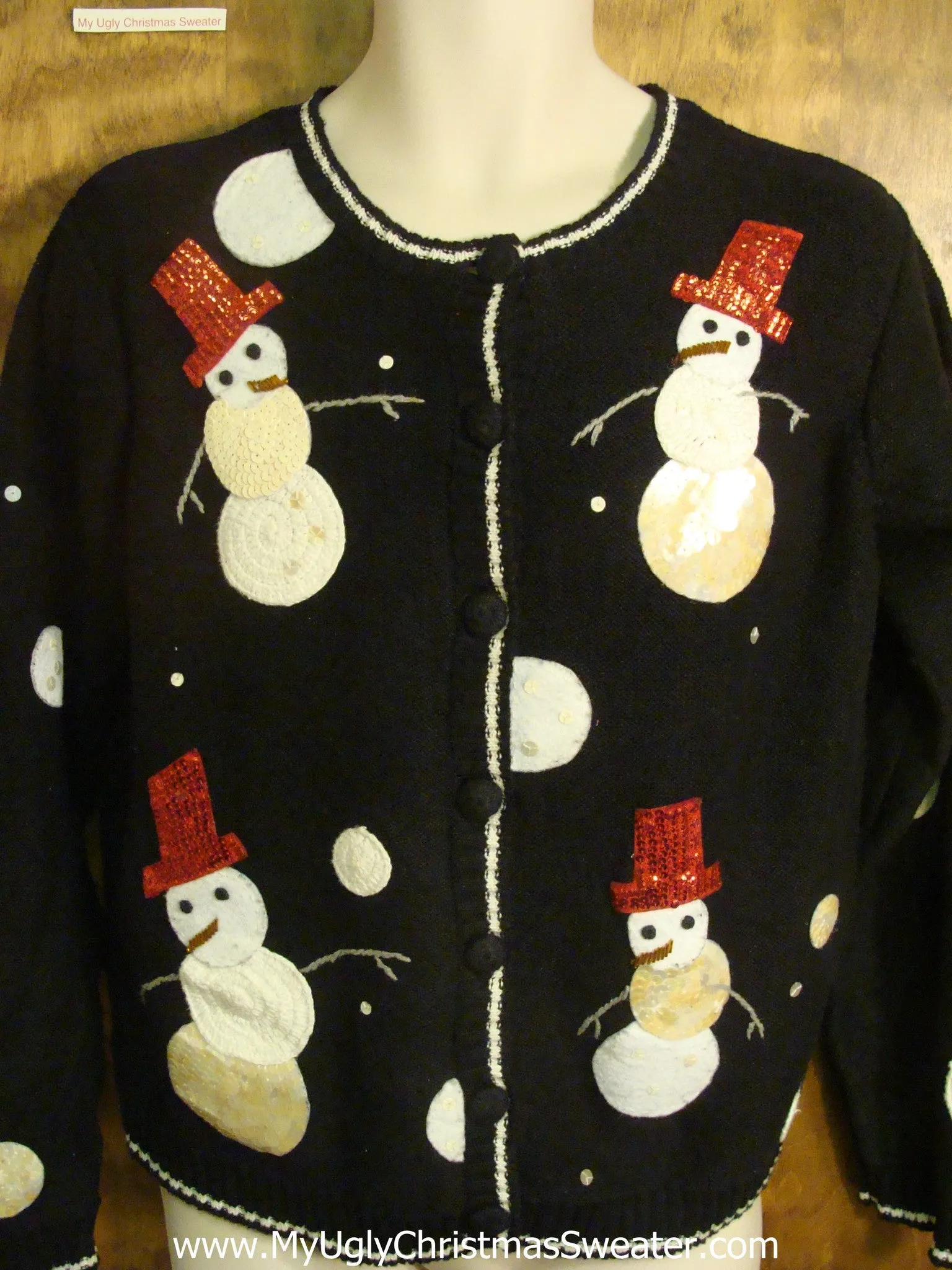 Snowman Snowball Fight Funny Christmas Sweater