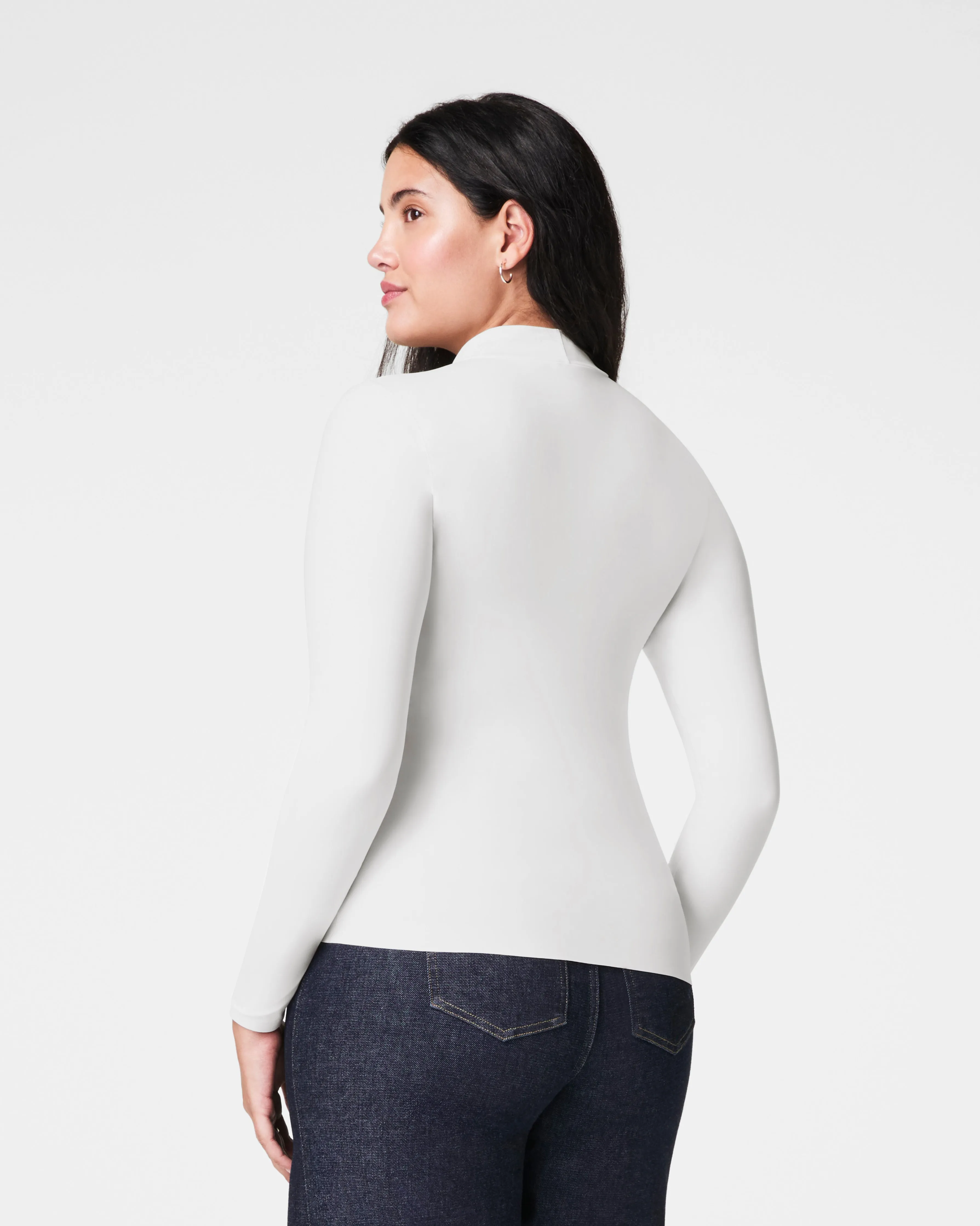 SPANX® Fit-To-You Long Sleeve Mockneck Top