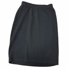 ST JOHN SANTANA KNIT BLACK PENCIL SKIRT SIZE 10