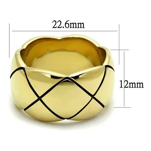 Steel Ring TK2803 for Women Style Plating