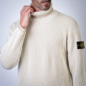 STONE ISLAND SWEATER 8115551C1 V0099 IVORY