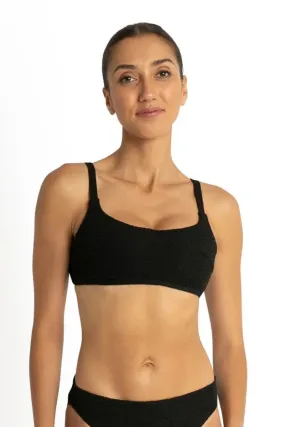 Sunseeker Wave Moulded Bralette - Black