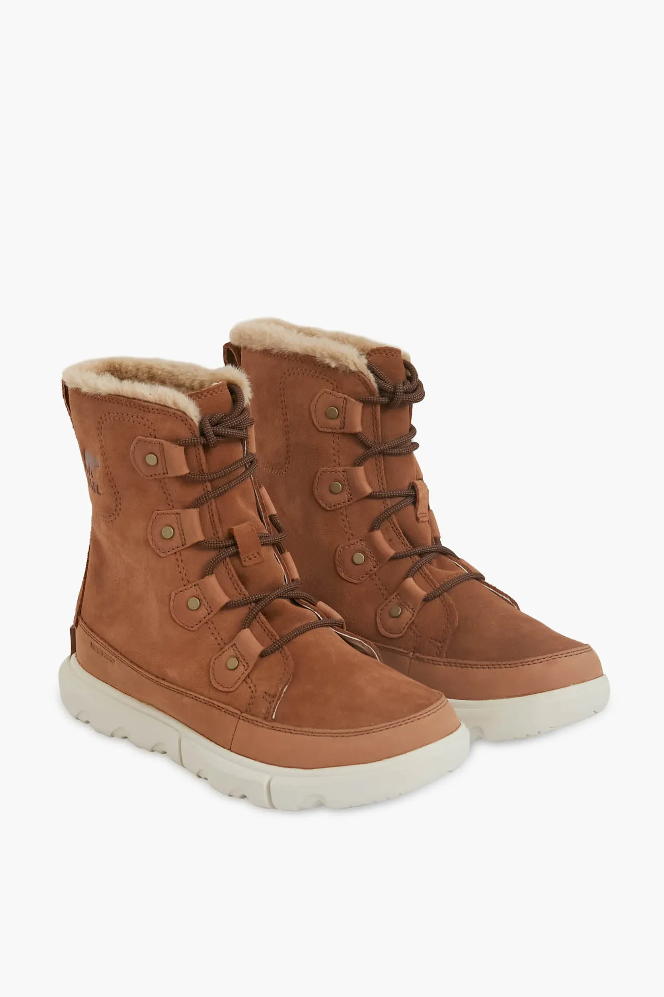 Tan Velvet Explorer II Joan Boots