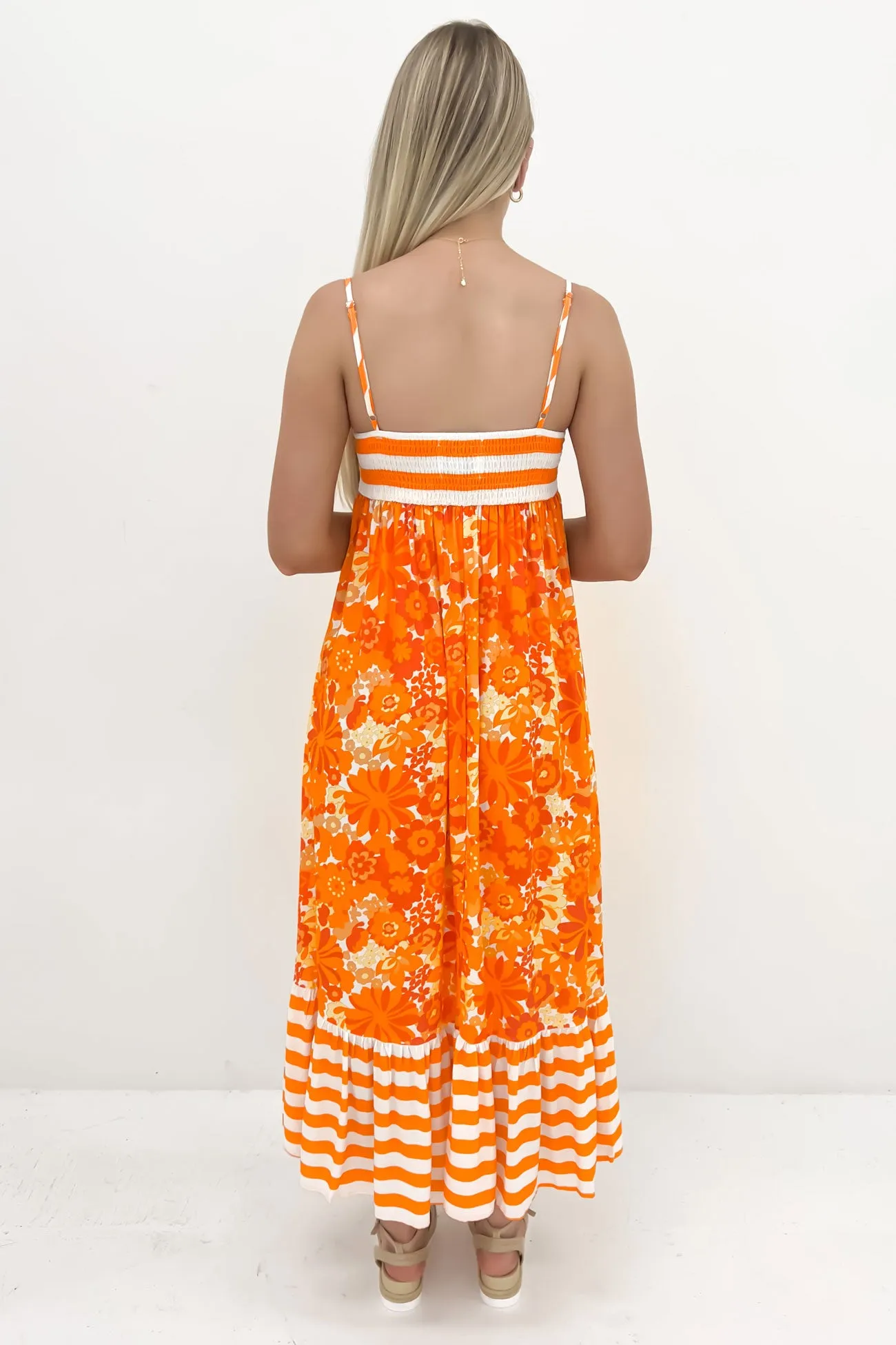 Tarney Maxi Dress Orange