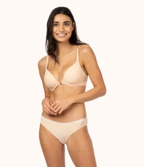 The Front Close No-Wire Bra: Toasted Almond