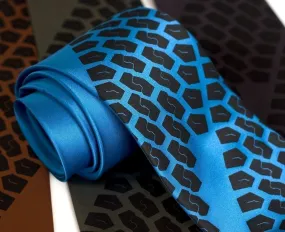 Tire Tread Silk Necktie