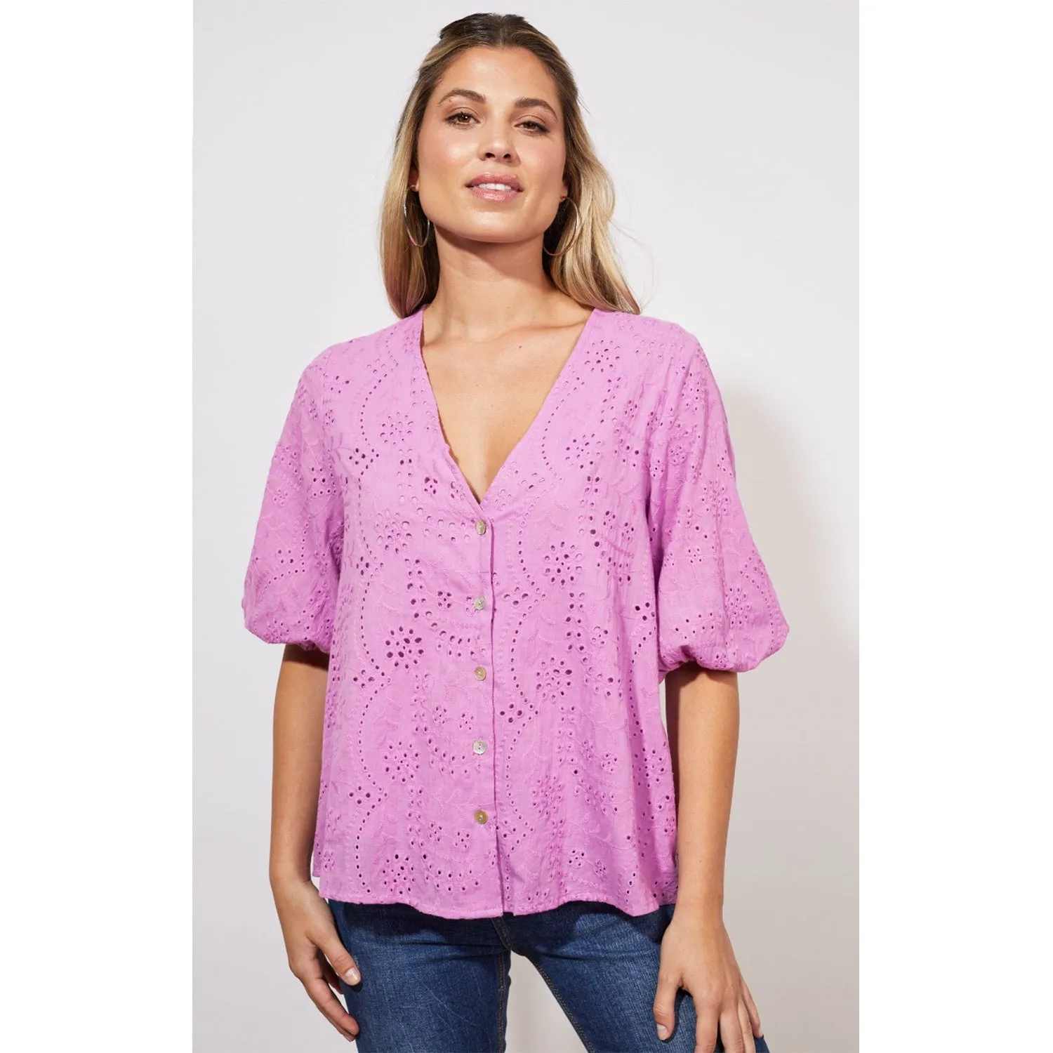 Top Naxos Blouse - Lilac