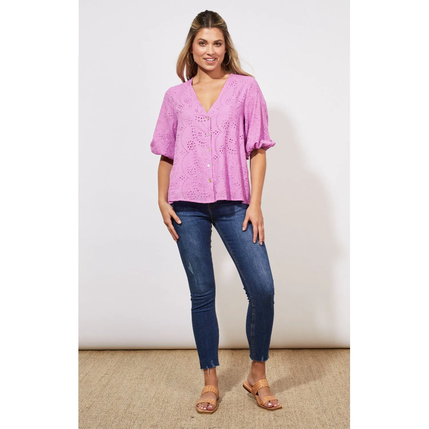 Top Naxos Blouse - Lilac