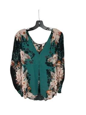 Tunic Long Sleeve By Free People In Floral Print, Size: L