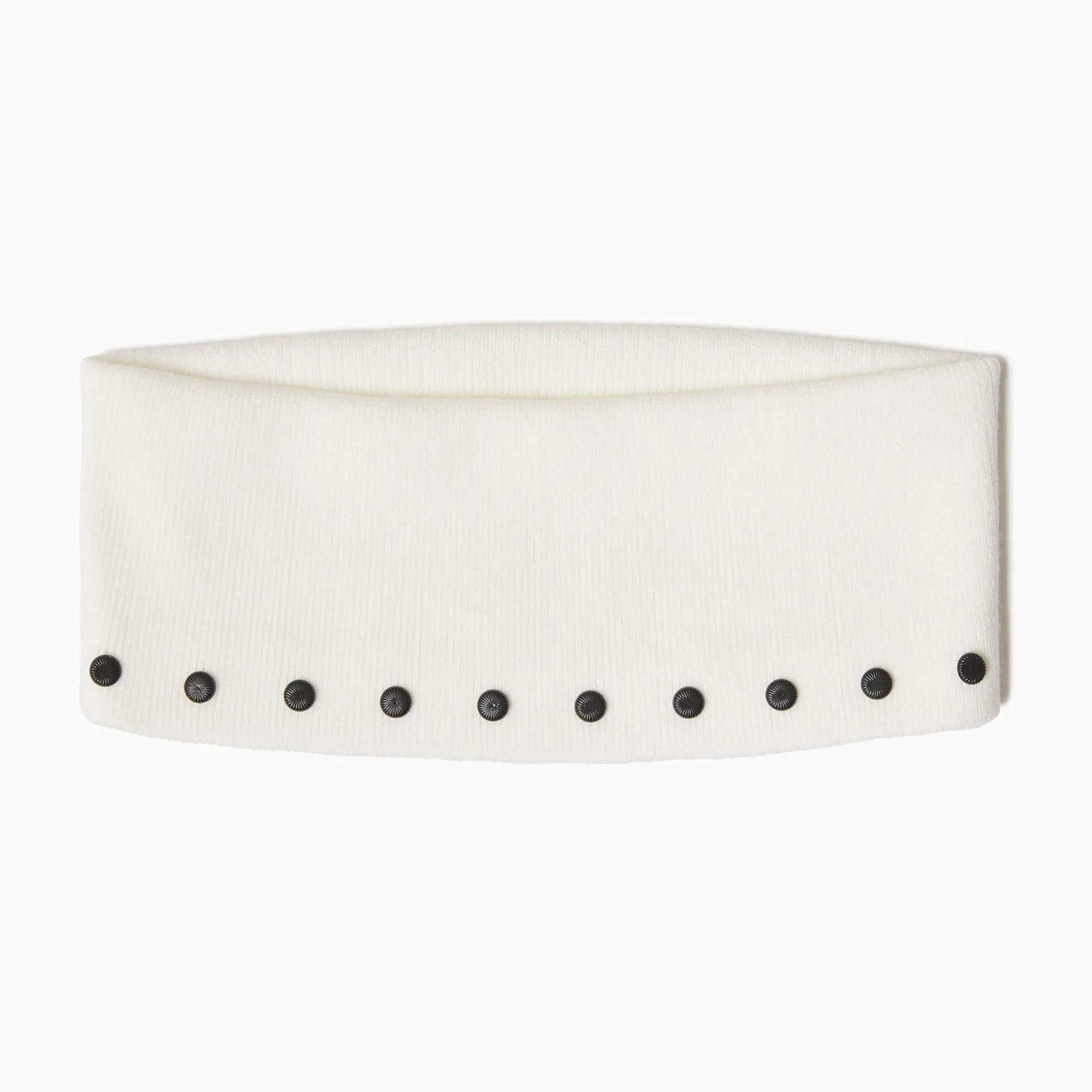 TYPE-1 Knit Organic Cotton Turtle Neck Collar Part (White)