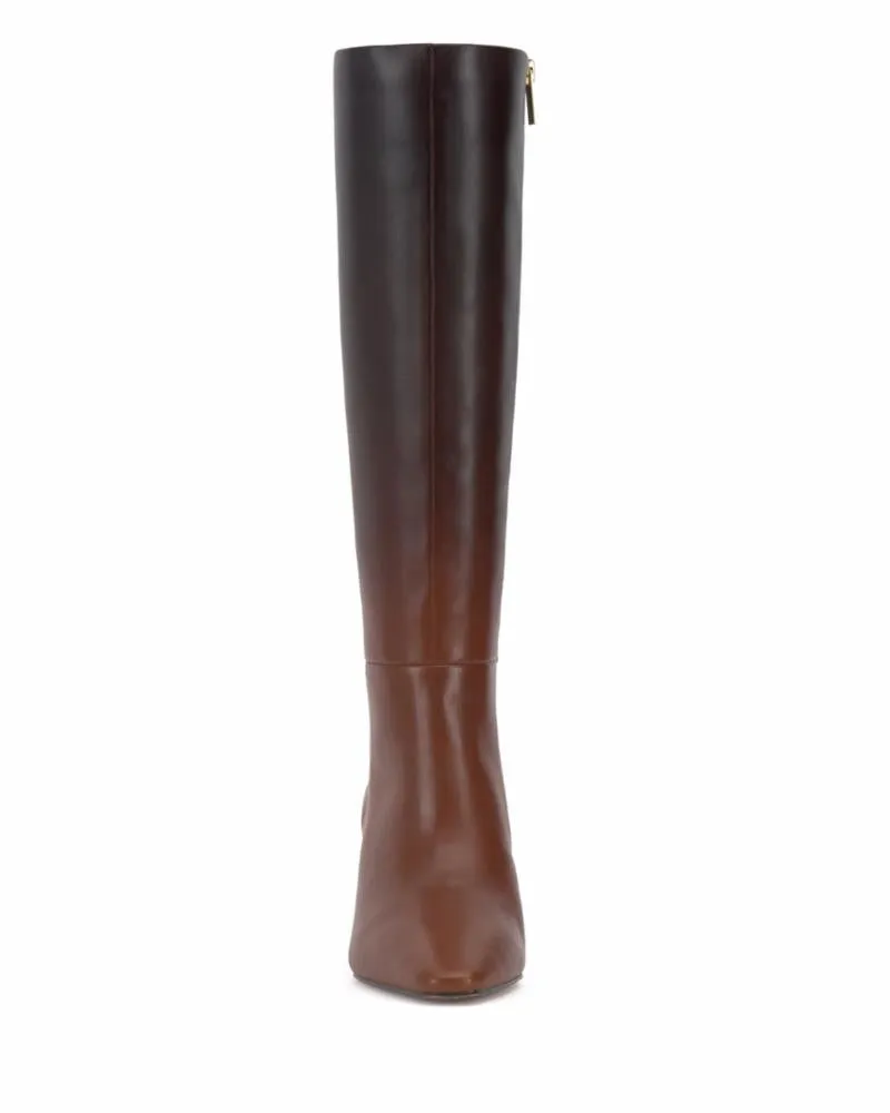 Vince Camuto SUTTON2 WIDE CALF CHOCOLATE FADE/DEGRADE BURNI