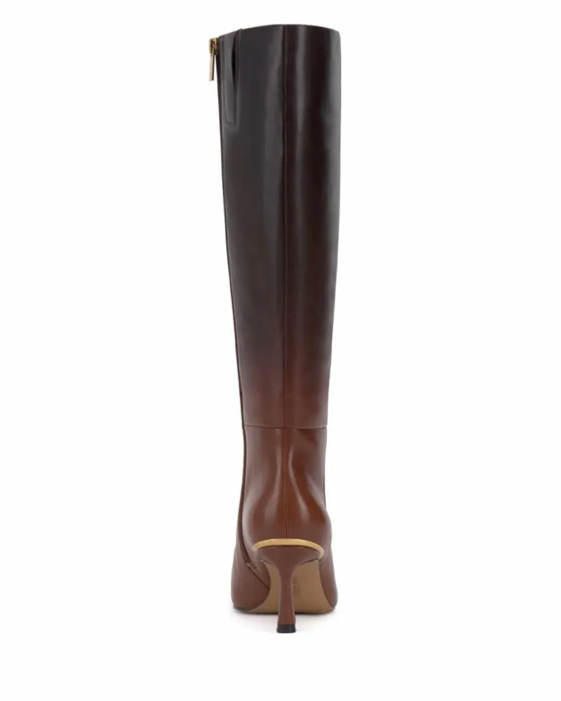 Vince Camuto SUTTON2 WIDE CALF CHOCOLATE FADE/DEGRADE BURNI