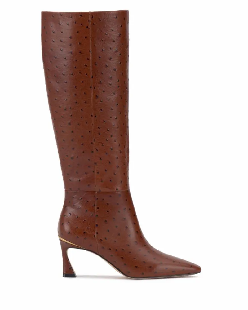 Vince Camuto SUTTON2 WIDE CALF WHISKEY/SPECKLED OSTR