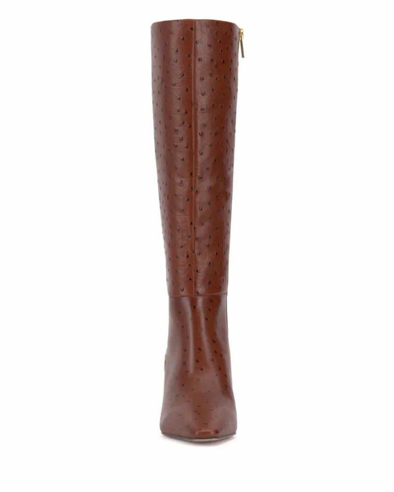 Vince Camuto SUTTON2 WIDE CALF WHISKEY/SPECKLED OSTR