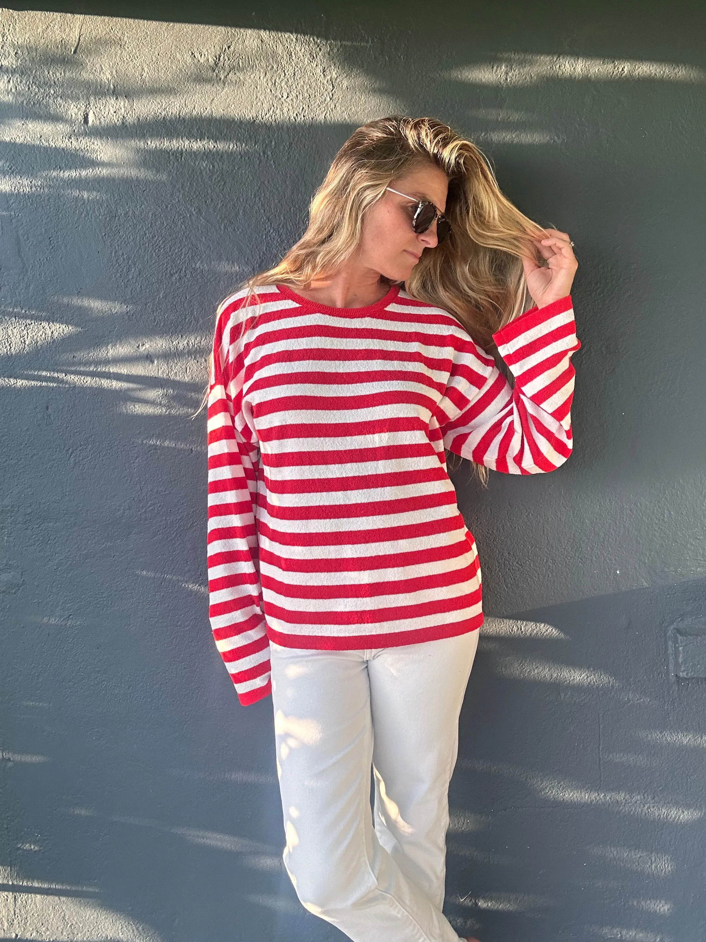 Waldo's Alley striped sweater