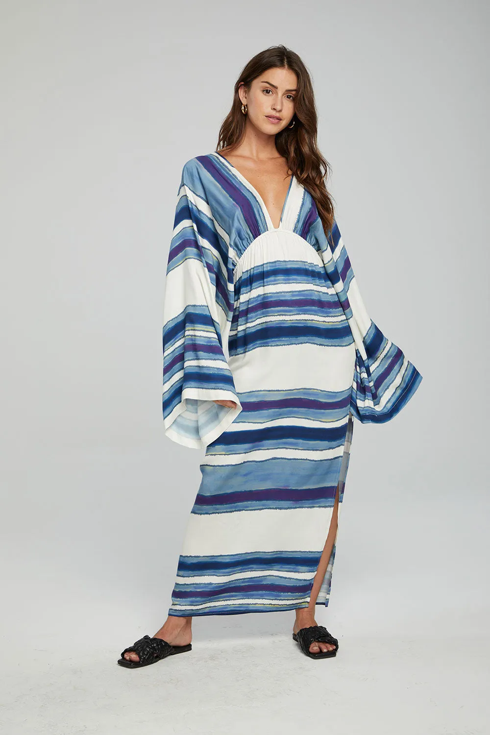 Waverly Maxi Dress - Pacific Stripe