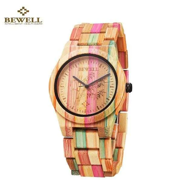 Women's Fashion Wooden WatchLuxury Brand Quartz Watch