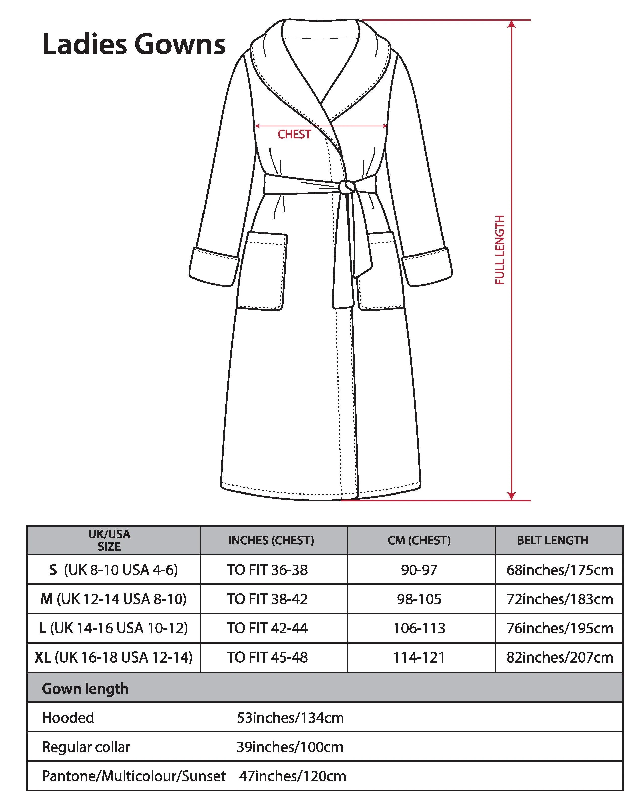 Women's Hooded Robe - Patchwork