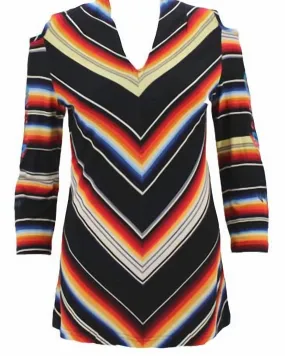 Women'S Sunrise Saltillo Chevron Tunic in Multi | Multi