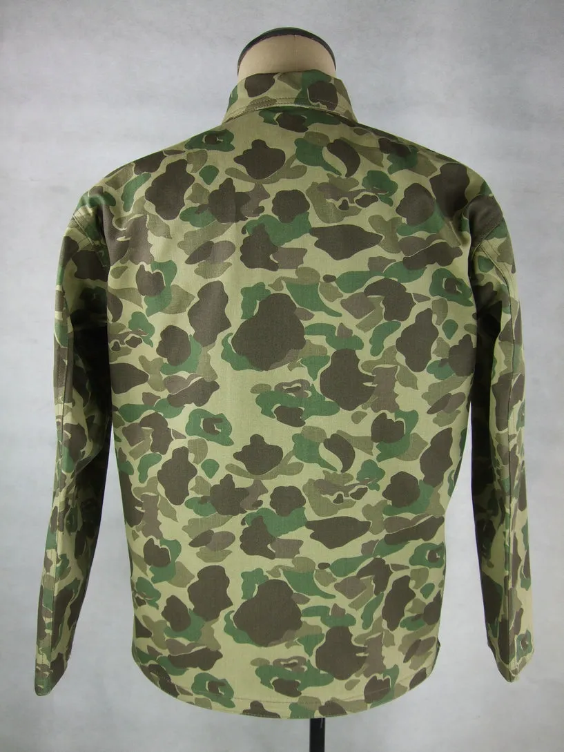 WWII United States USMC P42 Camo HBT Utility Tunic Shirt