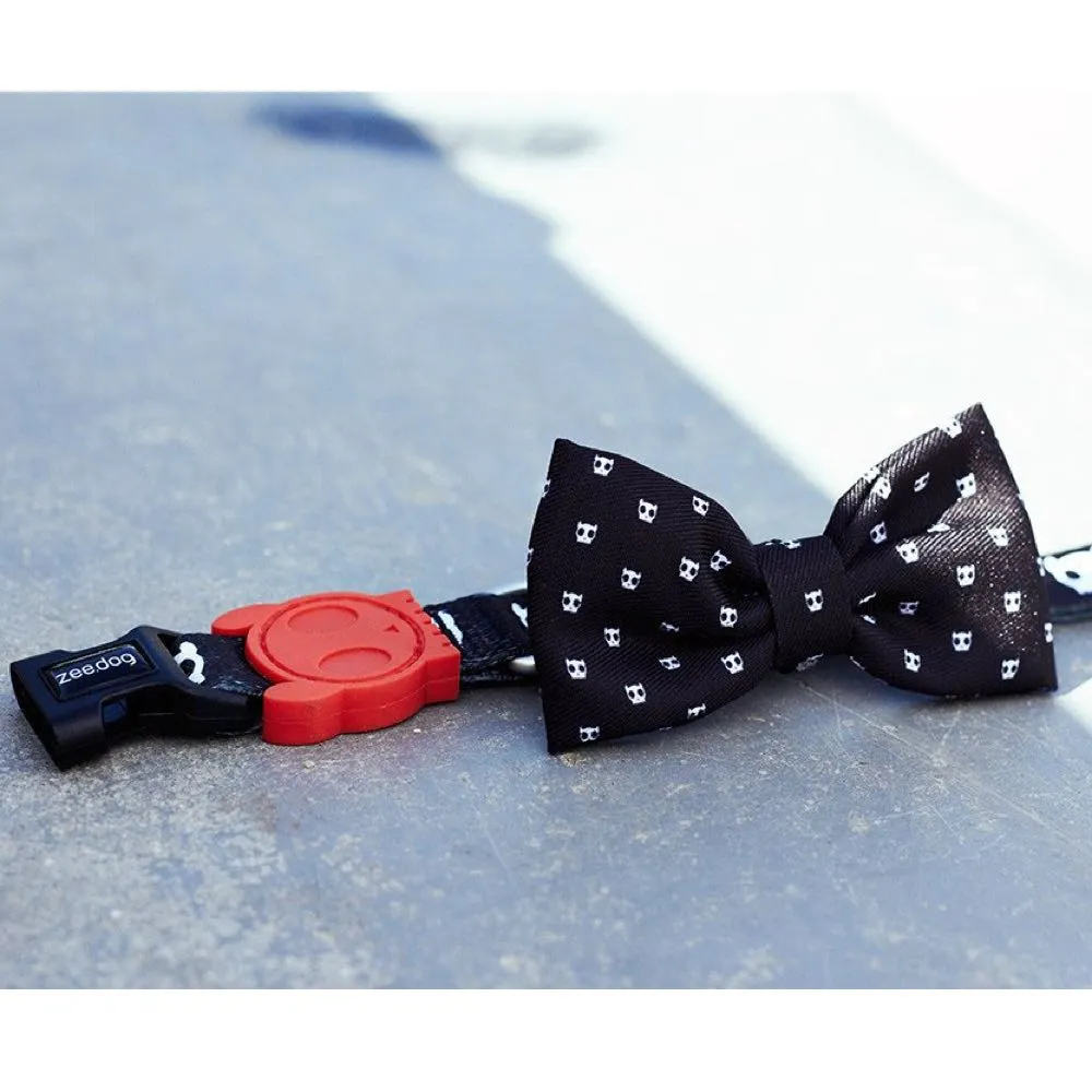 Zee.Dog Skull Bow Tie